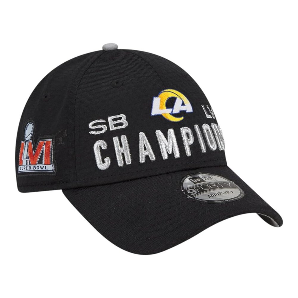 New Era Los Angeles Rams Super Bowl LVI Champions Hat 9Forty Snapback Cap - Picture 2 of 7